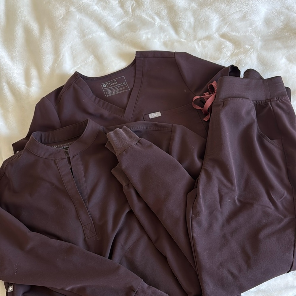 Espresso Figs Scrub Set of 3